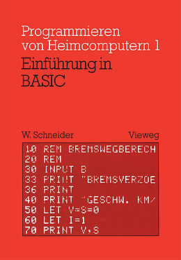 E-Book (pdf) Einführung in BASIC von Wolfgang Schneider