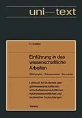 E-Book (pdf) Einführung in das wissenschaftliche Arbeiten von Helmut Seiffert
