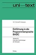 E-Book (pdf) Einführung in die Programmiersprache BASIC von Wolf-Dietrich Schwill