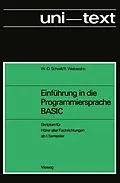 E-Book (pdf) Einführung in die Programmiersprache BASIC von Wolf-Dietrich Schwill