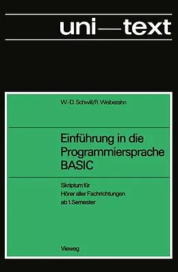 E-Book (pdf) Einführung in die Programmiersprache BASIC von Wolf-Dietrich Schwill