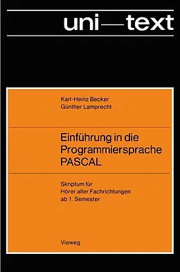 E-Book (pdf) Einführung in die Programmiersprache PASCAL von Karl-Heinz Becker