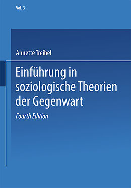 E-Book (pdf) Einführung in soziologische Theorien der Gegenwart von Annette Treibel
