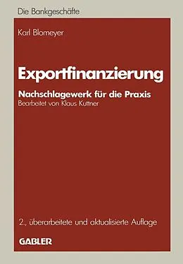 E-Book (pdf) Exportfinanzierung von Karl Blomeyer