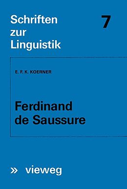 E-Book (pdf) Ferdinand de Saussure von Ernst F. K. Koerner