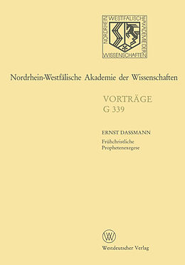 E-Book (pdf) Nordrhein-Westfälische Akademie der Wissenschaften von Ernst Dassmann