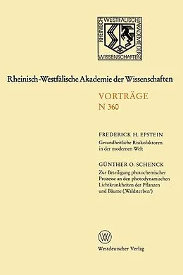 E-Book (pdf) Rheinisch-Westfälische Akademie der Wissenschaften von Frederick H. Epstein