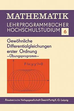 E-Book (pdf) Gewöhnliche Differentialgleichungen erster Ordnung von Edith Berane