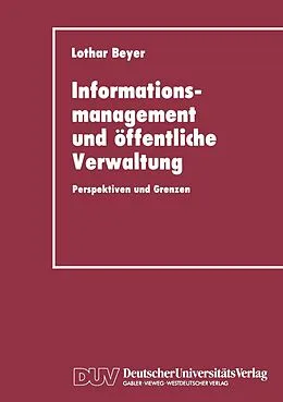 E-Book (pdf) Informationsmanagement und öffentliche Verwaltung von Lothar Beyer