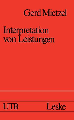 E-Book (pdf) Interpretation von Leistungen von Gerd Mietzel