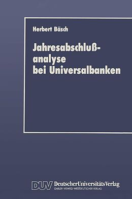 E-Book (pdf) Jahresabschlußanalyse bei Universalbanken von Herbert Bäsch