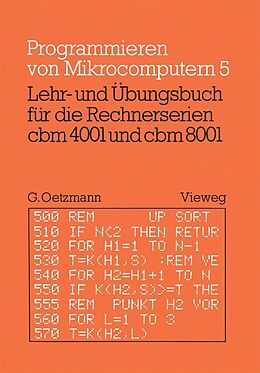 E-Book (pdf) Lehr- und Übungsbuch für die Rechnerserien cbm 4001 und cbm 8001 von Gerhard Oetzmann