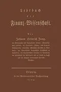 E-Book (pdf) Lehrbuch der Finanz-Wissenschaft von Johann Heinrich Jung-Stilling
