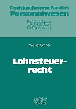 E-Book (pdf) Lohnsteuerrecht von Werner Sacher