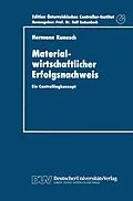 E-Book (pdf) Materialwirtschaftlicher Erfolgsnachweis von Hermann Kunesch