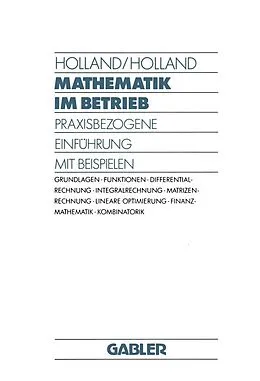 E-Book (pdf) Mathematik im Betrieb von Heinrich Holland