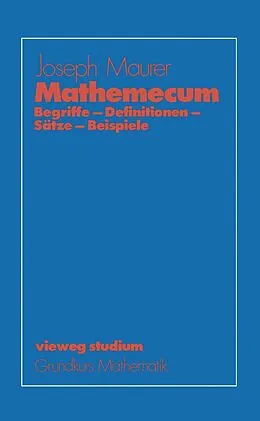 E-Book (pdf) Mathemecum von Joseph Maurer