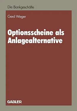 E-Book (pdf) Optionsscheine als Anlagealternative von Gerd Weger