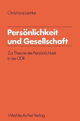 E-Book (pdf) Persönlichkeit und Gesellschaft von Christiane Lemke
