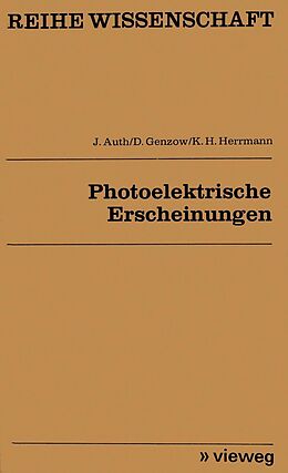 E-Book (pdf) Photoelektrische Erscheinungen von Joachim Auth