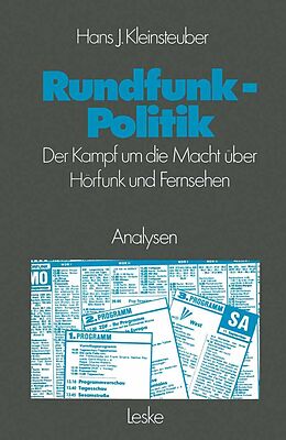 E-Book (pdf) Rundfunkpolitik in der Bundesrepublik von Hans J. Kleinsteuber