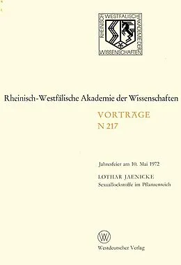 E-Book (pdf) Sexuallockstoffe im Pflanzenreich von Lothar Jaenicke