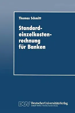 E-Book (pdf) Standardeinzelkostenrechnung für Banken von Thomas Schmitt