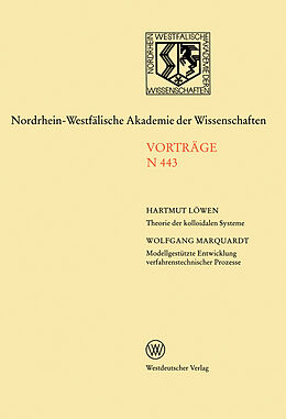 E-Book (pdf) Nordrhein-Westfälische Akademie der Wissenschaften von Wolfgang Marquardt