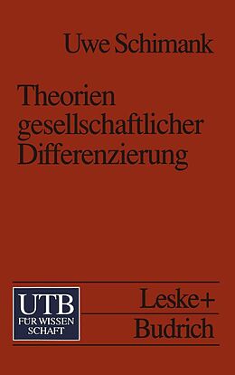 E-Book (pdf) Theorien gesellschaftlicher Differenzierung von Uwe Schimank