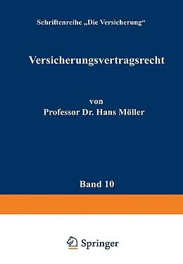 E-Book (pdf) Versicherungsvertragsrecht von Hans Möller