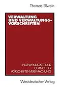 E-Book (pdf) Verwaltung und Verwaltungsvorschriften von Thomas Ellwein