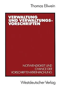 E-Book (pdf) Verwaltung und Verwaltungsvorschriften von Thomas Ellwein