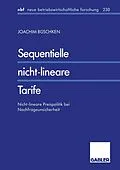 E-Book (pdf) Sequentielle nicht-lineare Tarife von Joachim Büschken