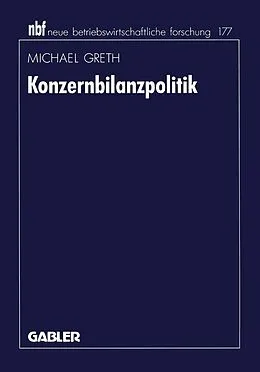 E-Book (pdf) Konzernbilanzpolitik von Michael Greth