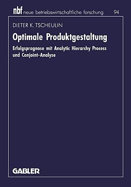 E-Book (pdf) Optimale Produktgestaltung von Dieter K. Tscheulin