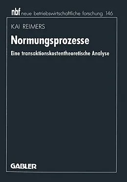 E-Book (pdf) Normungsprozesse von Kai Reimers