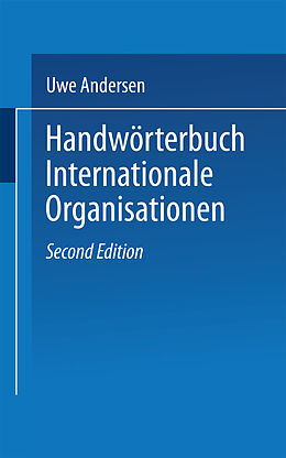 Kartonierter Einband Handwörterbuch Internationale Organisationen von 