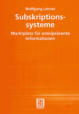 E-Book (pdf) Subskriptionssysteme von Wolfgang Lehner