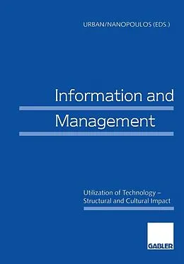 E-Book (pdf) Information and Management von Sabine Urban, Constantin (Eds.) Nanopoulos