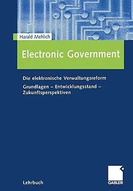 E-Book (pdf) Electronic Government von Harald Mehlich