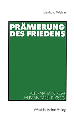 E-Book (pdf) Prämierung des Friedens von Burkhard Wehner