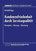 E-Book (pdf) Kundenzufriedenheit durch Servicequalität von Reinhold Rapp