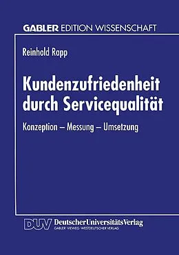 E-Book (pdf) Kundenzufriedenheit durch Servicequalität von Reinhold Rapp