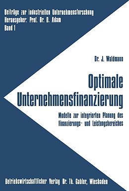 E-Book (pdf) Optimale Unternehmensfinanzierung von Jürgen Waldmann