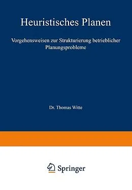 E-Book (pdf) Heuristisches Planen von Thomas Witte