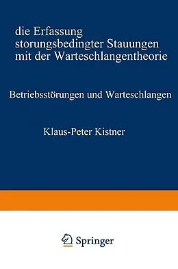 E-Book (pdf) Betriebsstörungen und Warteschlangen von Klaus-Peter Kistner