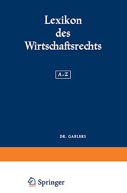 E-Book (pdf) Lexikon des Wirtschaftsrechts von Gerhard Bruch