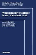 E-Book (pdf) Wissensbasierte Systeme in der Wirtschaft 1992 von Jörg Biethahn