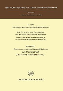 E-Book (pdf) Audafest von Erwin Grochla