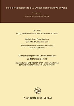 E-Book (pdf) Dienstleistungssektor und kommunale Wirtschaftsförderung von Peter Joachim